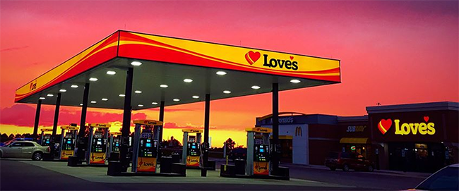 Love's gas station