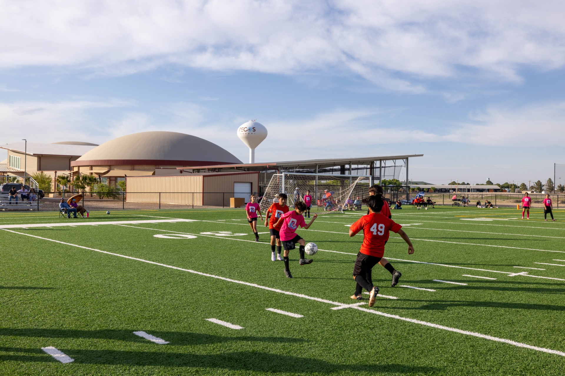 Youth soccer at the Pecos sports complex